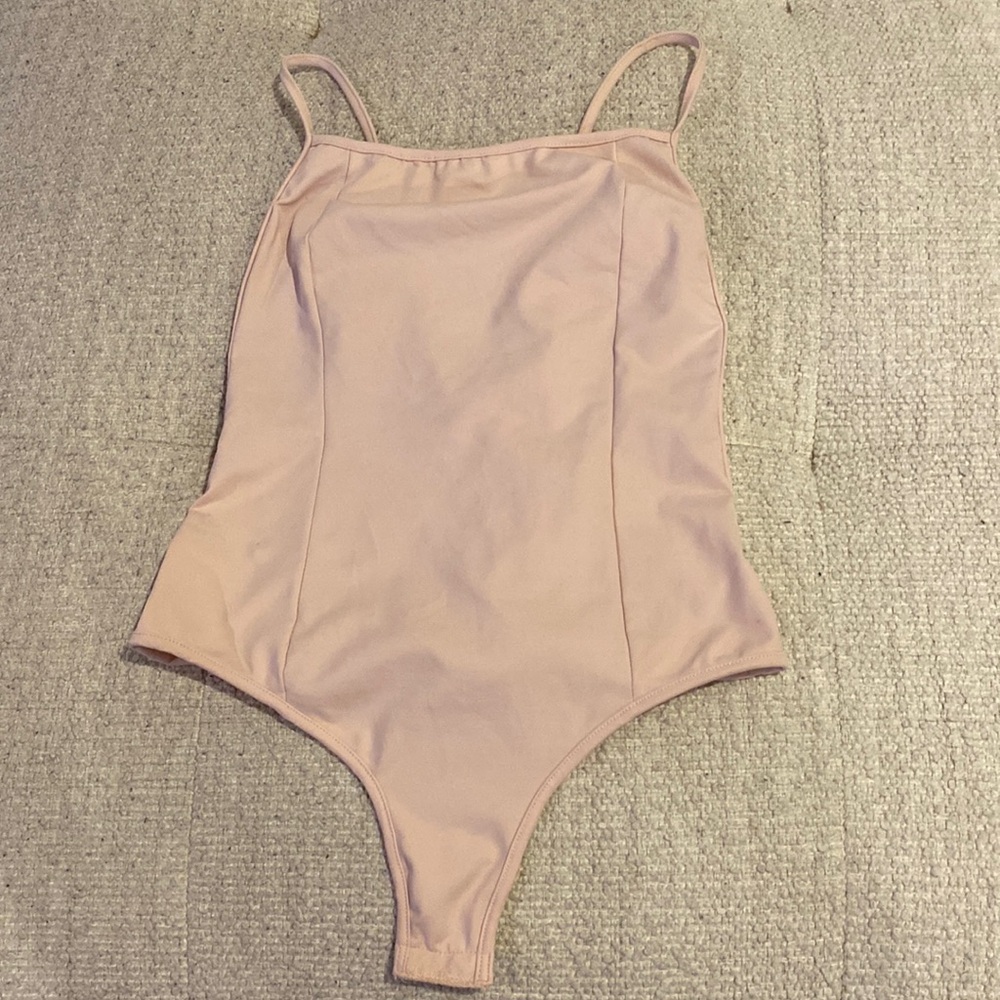 Really cute cut pink bodysuit